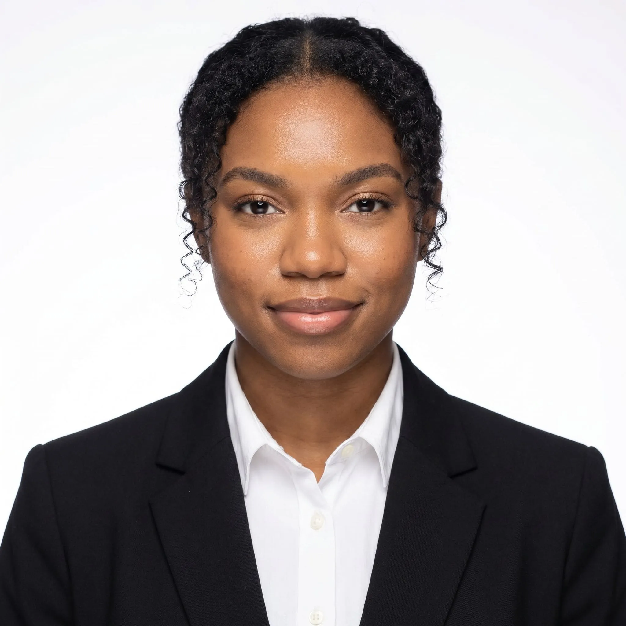 То же фото после нейросети: фото на паспорт онлайн, белый фон, свет для документов