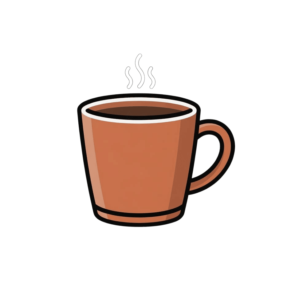 Кофе шыны иконкасы — PNG