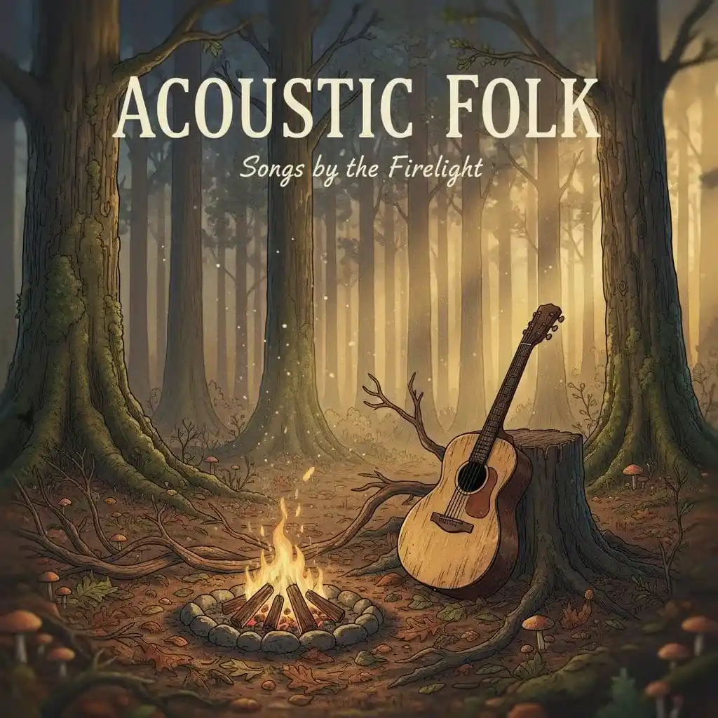 Обложка жанра Acoustic folk — AI-генерация музыки в этом стиле