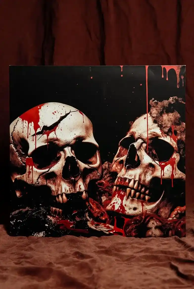 Обложка жанра Death metal — AI-генерация музыки в этом стиле