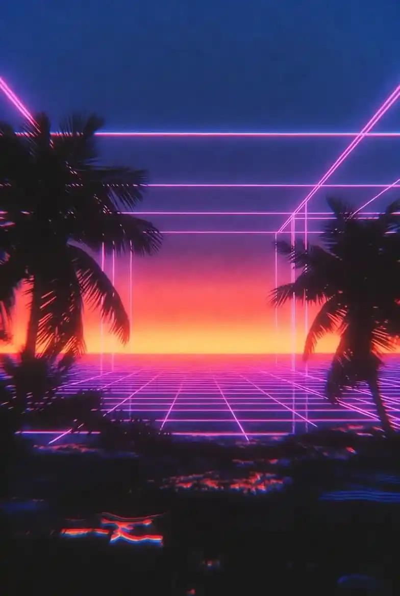 Обложка жанра Synthwave / Retrowave — AI-генерация музыки в этом стиле