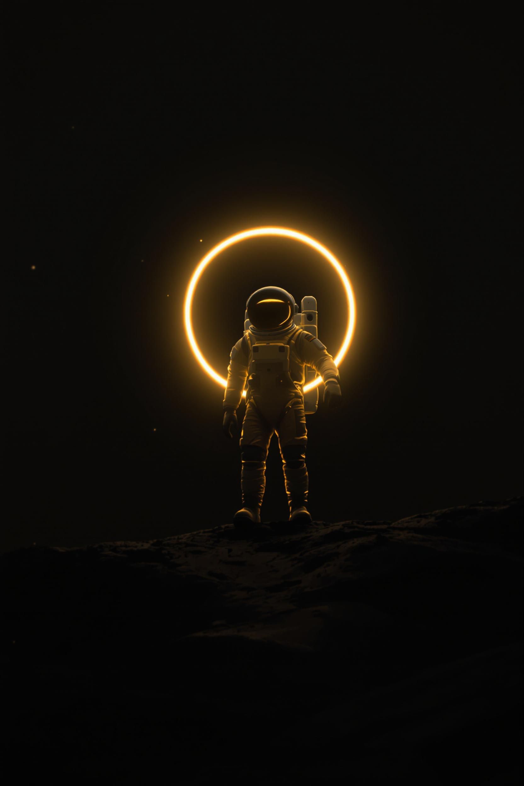 creator-ai text-to-image мысалы: қара-сұр фонда жарық пен көлеңкенің абстрактілі ойыны.